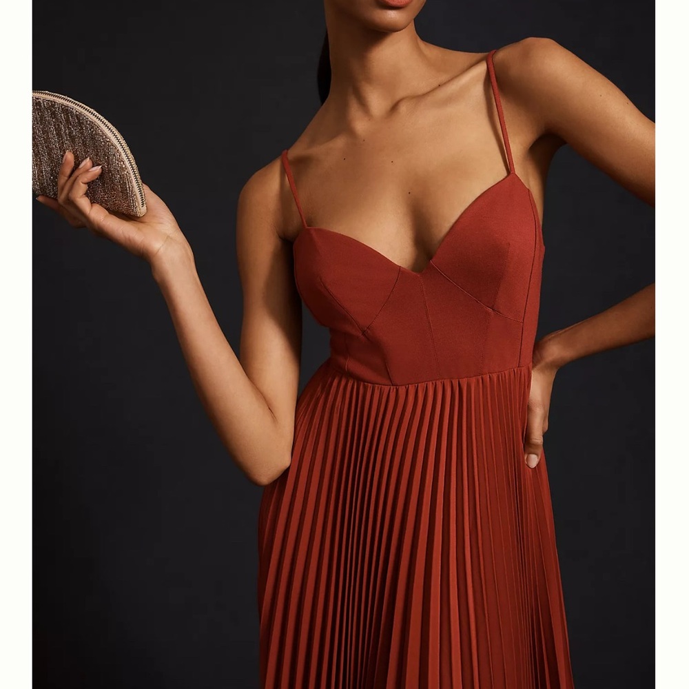 BLACK Anthropologie Strapless Dress